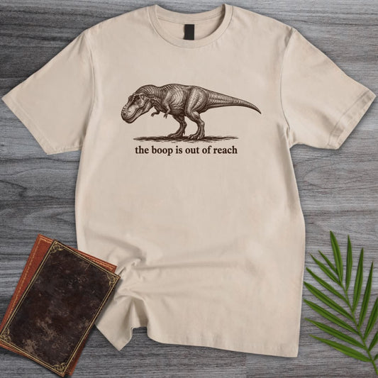 T-Shirt Sand / S Can't Reach the T.Rex Boop T-Shirt