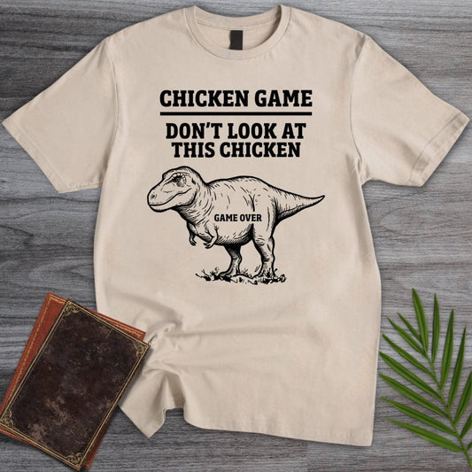 T-Shirt Sand / S Chicken Game T.rex T-Shirt