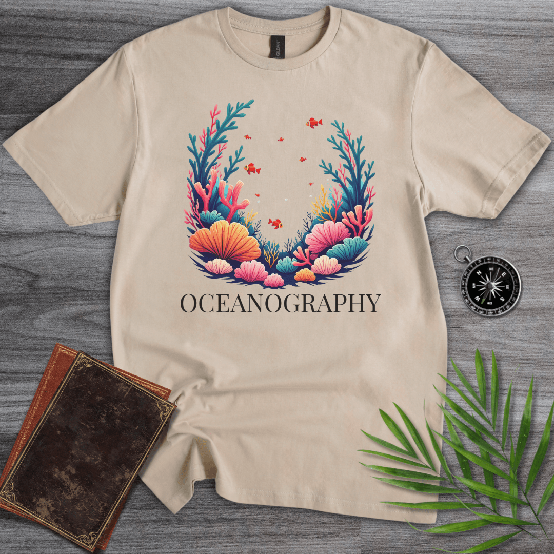 T-Shirt Sand / S Coral Oceanography T-Shirt