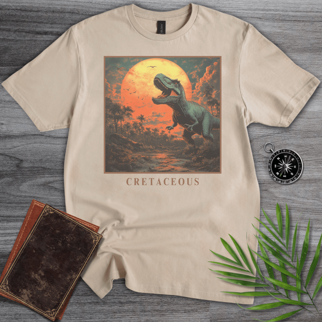 T-Shirt Sand / S Cretaceous T-REX Graphic T-Shirt