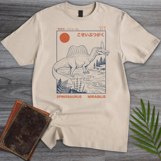 T-Shirt Sand / S Crimson Sun Spinosaurus T-Shirt