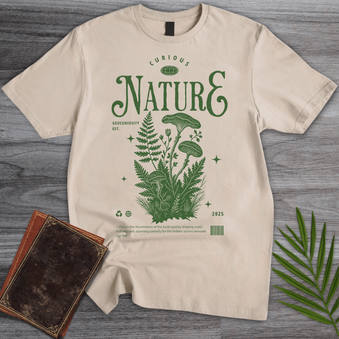 T-Shirt Sand / S Curiosity x Nature T-Shirt