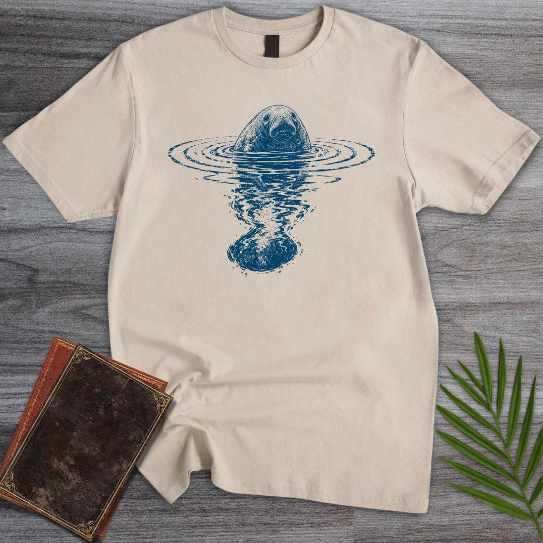 T-Shirt Sand / S Curious Dugong T-Shirt