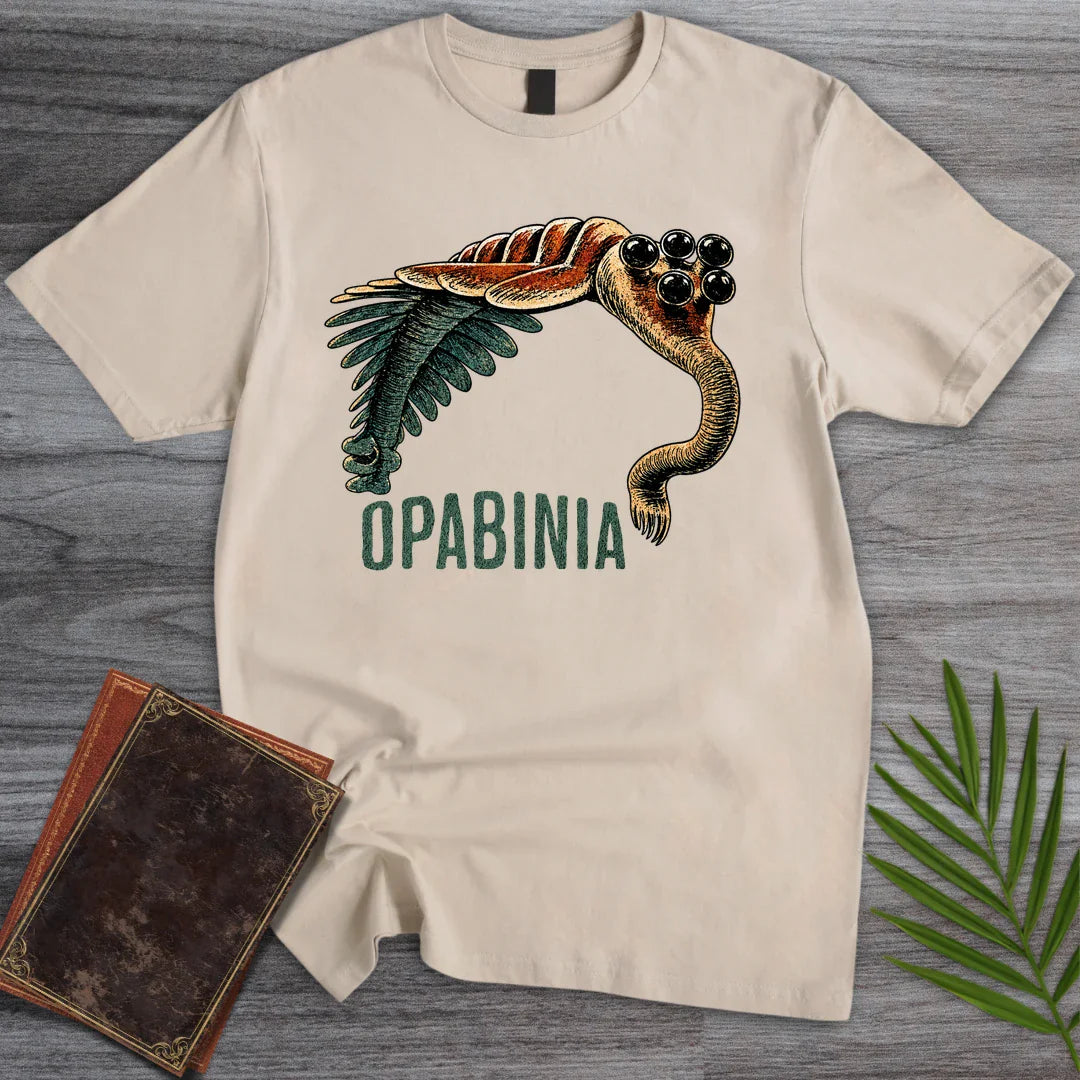 T-Shirt Sand / S Curious Opabinia T-Shirt