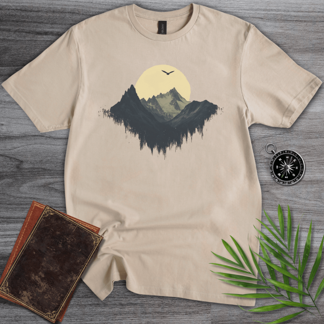 T-Shirt Sand / S Dark Moon Mountain T-Shirt