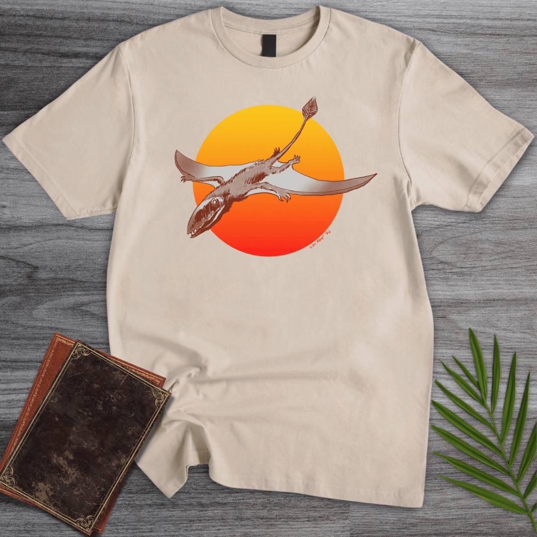 T-Shirt Sand / S Dimorphodon Two-Form Tooth T-Shirt (ldn_rdnt_art)