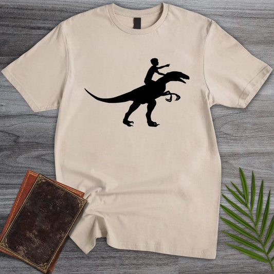 T-Shirt Sand / S Dino Rider Silhouette T-Shirt (Doobie)