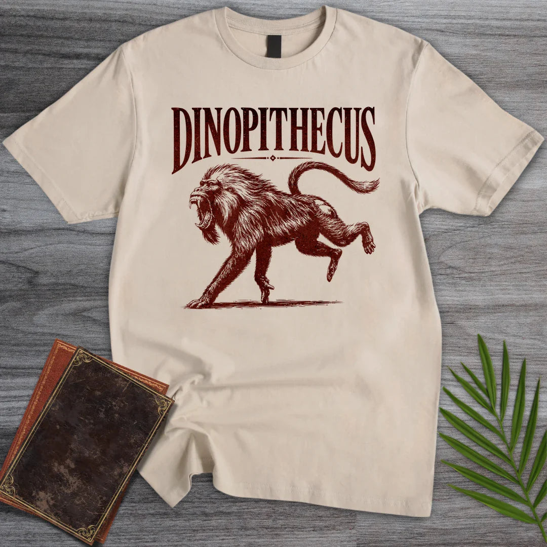 T-Shirt Sand / S Dinopithecus Terrible Ape T-Shirt