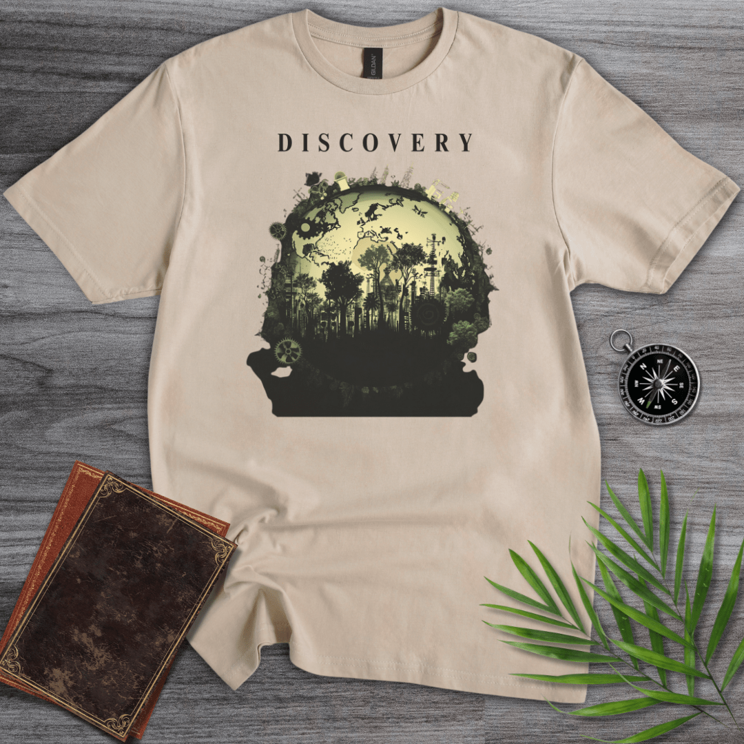 T-Shirt Sand / S Discovery Earth Graphic T-Shirt