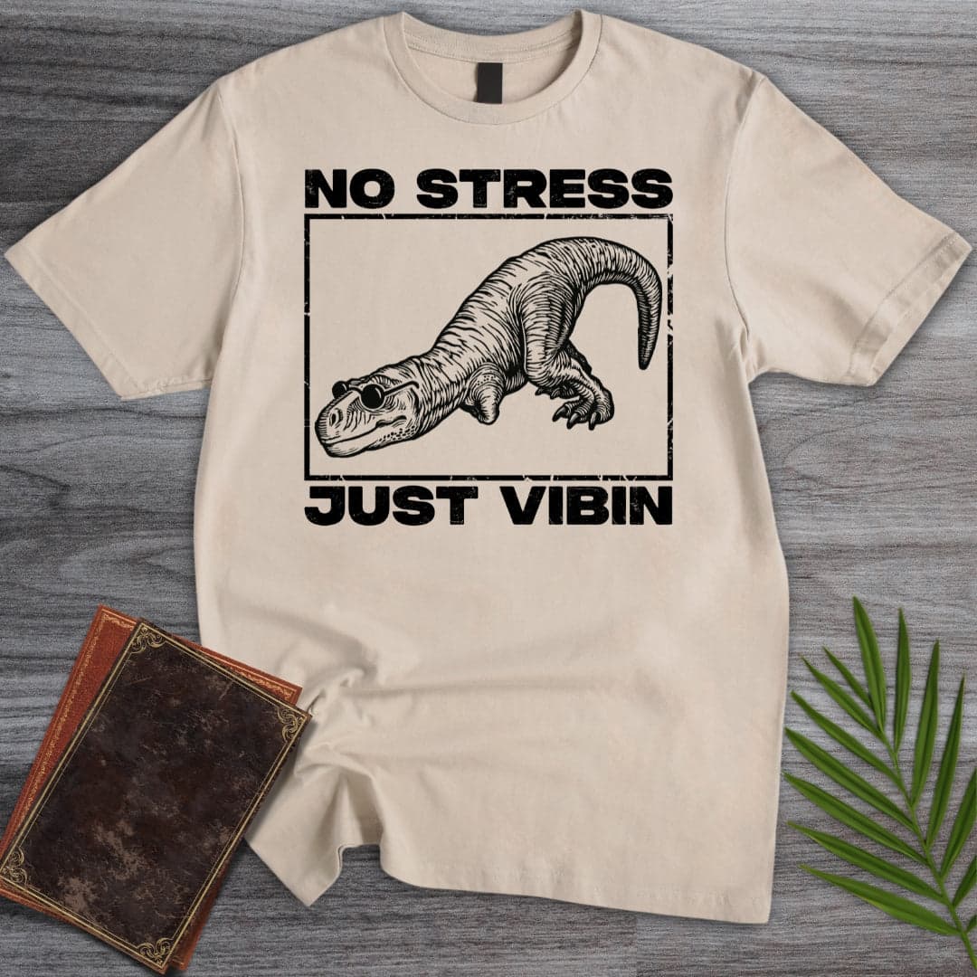 T-Shirt Sand / S Distressed and No Stress T-Shirt