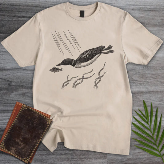 T-Shirt Sand / S Diving Common Loon T-Shirt