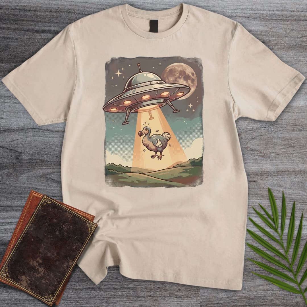 T-Shirt Sand / S Dodo UFO Abduction T-Shirt