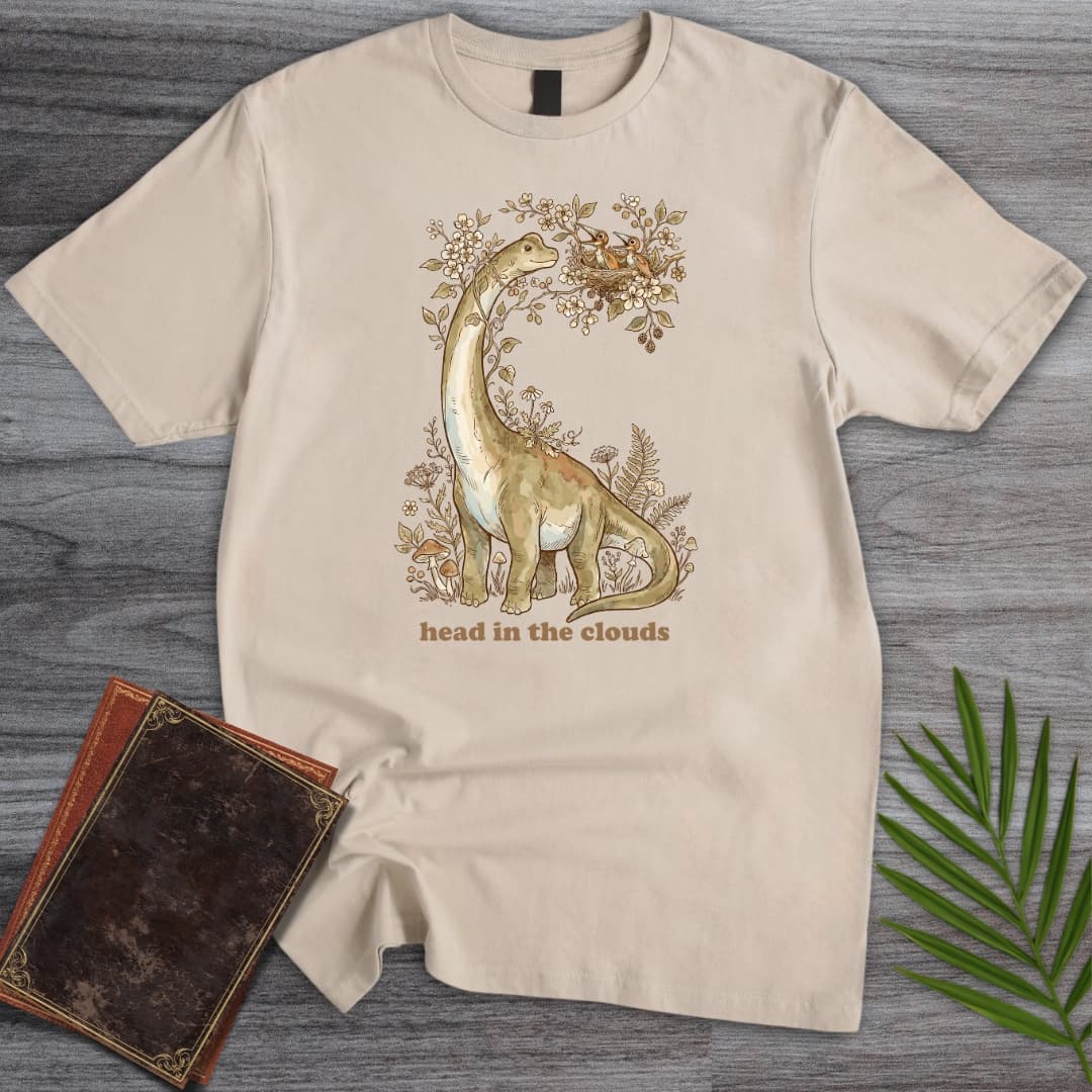 T-Shirt Sand / S Dreaming Brachiosaurus T-Shirt