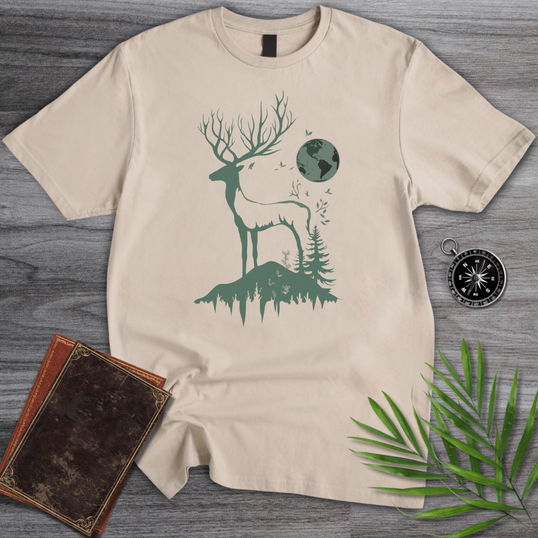 T-Shirt Sand / S Earthbound Stag Spirit T-Shirt