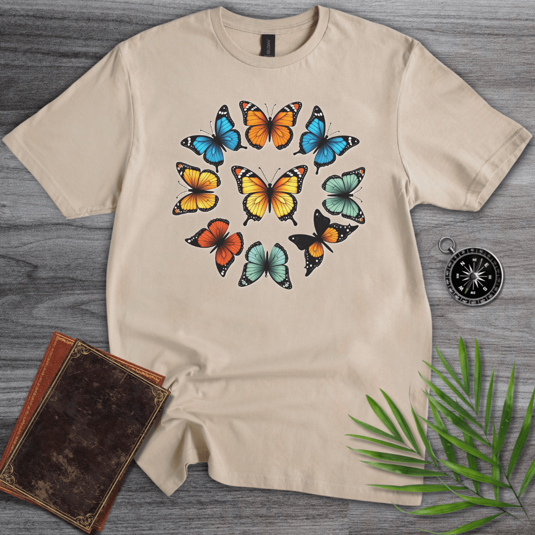 T-Shirt Sand / S Entomology: Butterfly T-Shirt