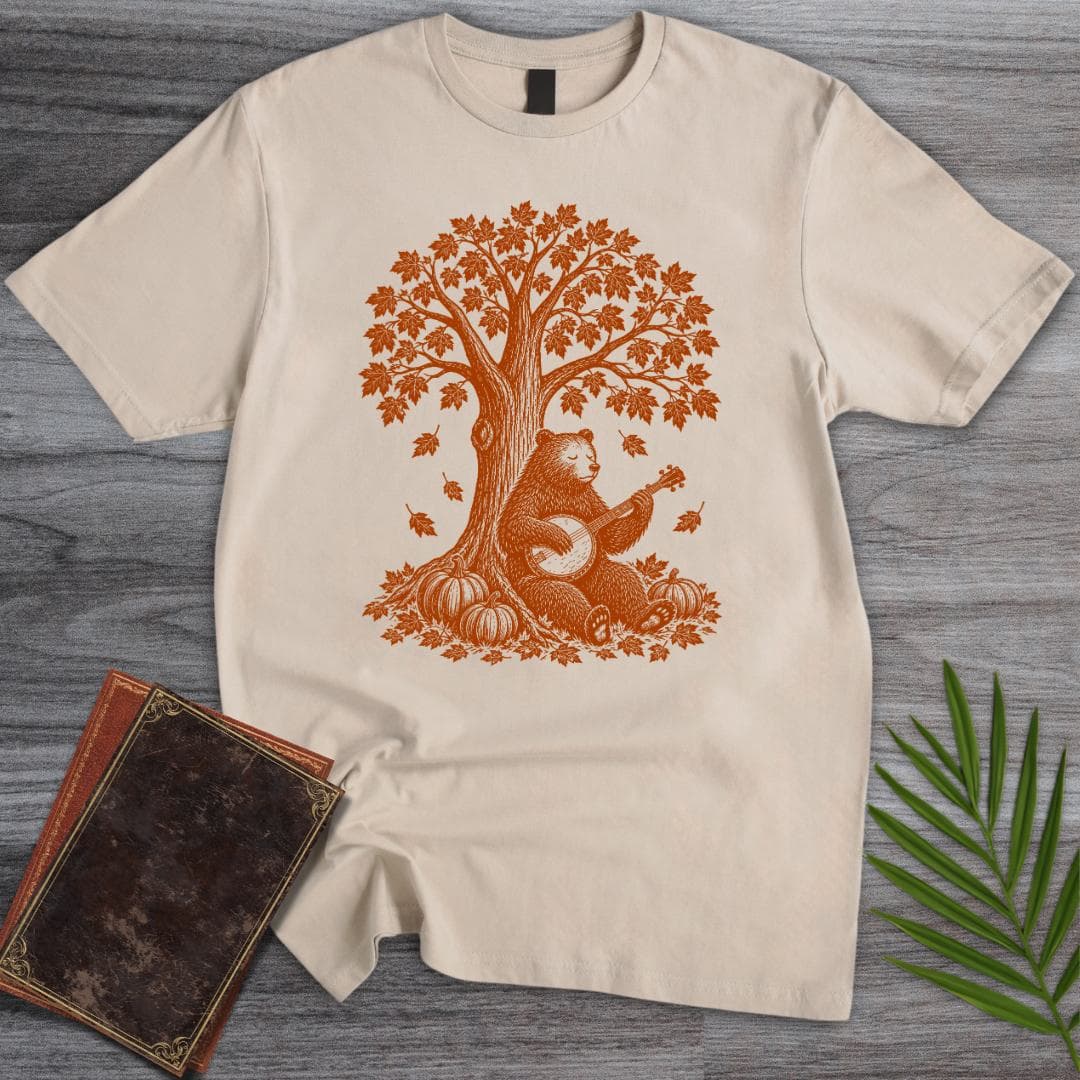 T-Shirt Sand / S Fall Banjo Bear T-Shirt