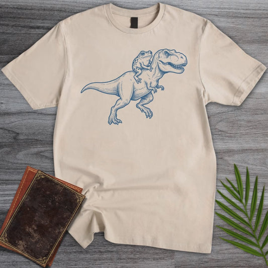 T-Shirt Sand / S Fearless Frog Tyrannosaur T-Shirt