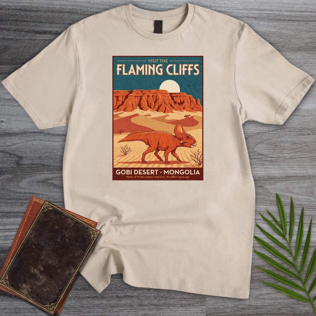 T-Shirt Sand / S Flaming Cliffs Protoceratops T-Shirt