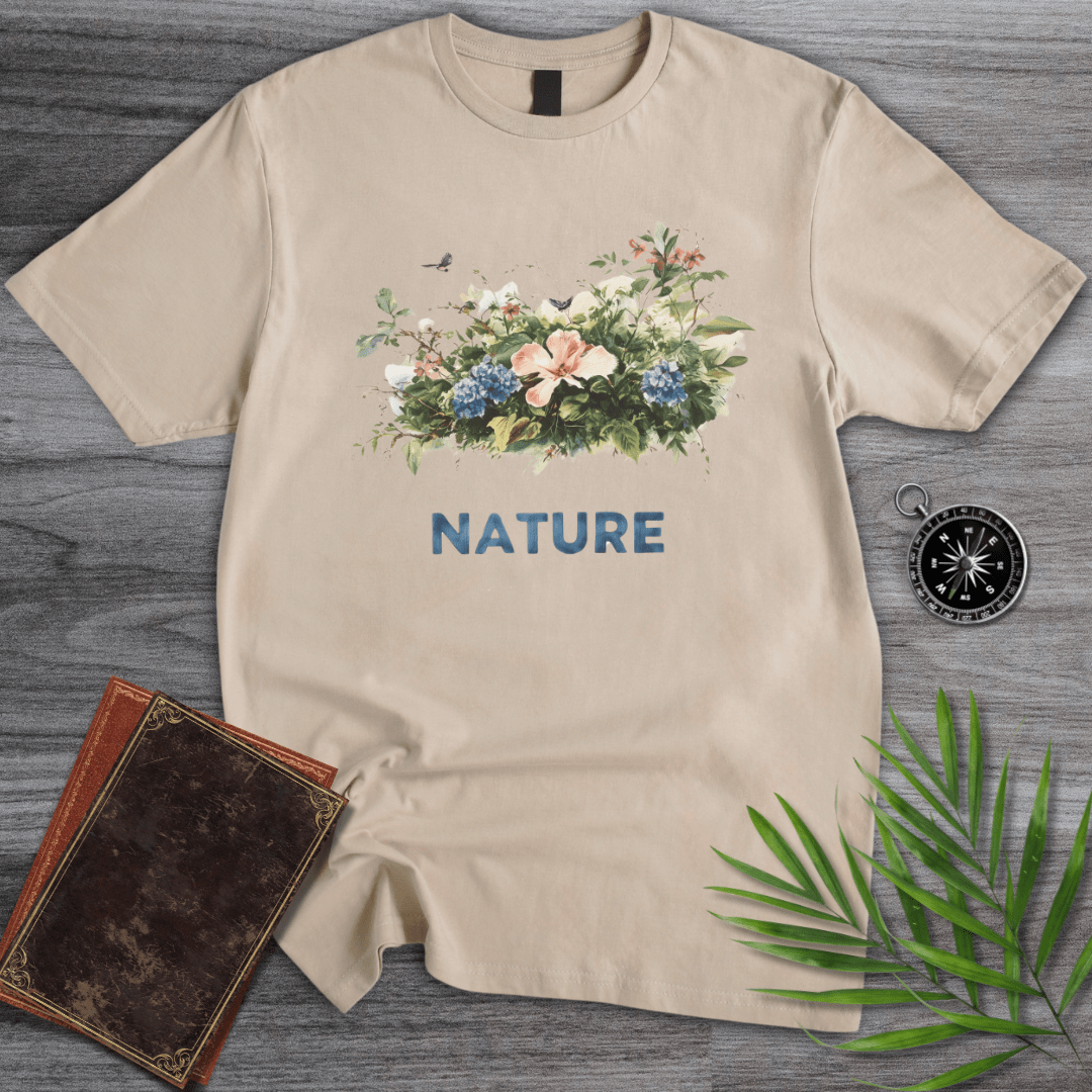 T-Shirt Sand / S Floral Nature Bloom T-Shirt