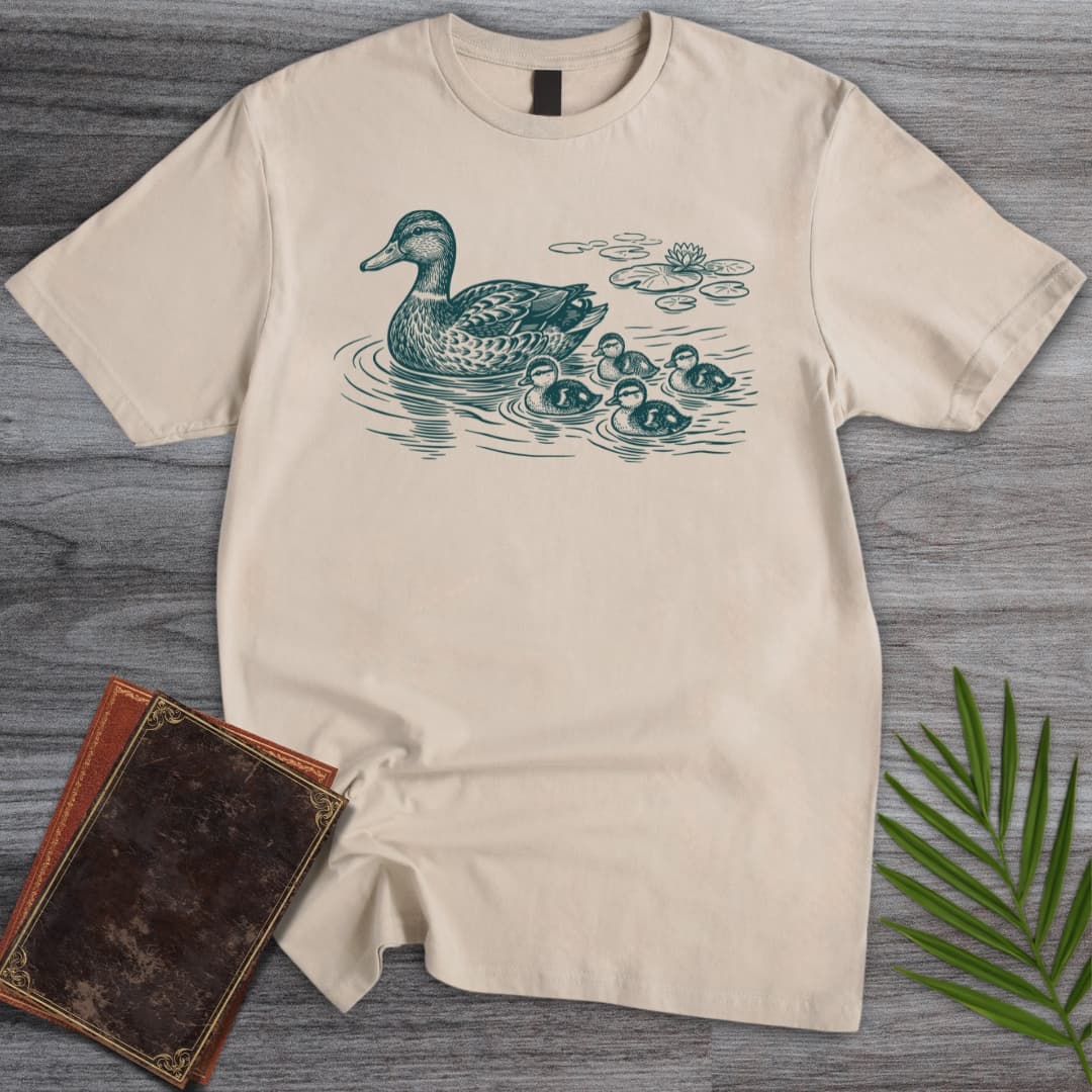 T-Shirt Sand / S Follow The Leader Ducklings T-Shirt