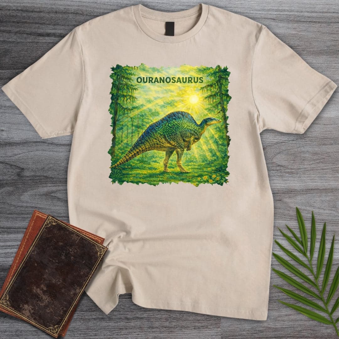 T-Shirt Sand / S Forested Ouranosaurus T-Shirt