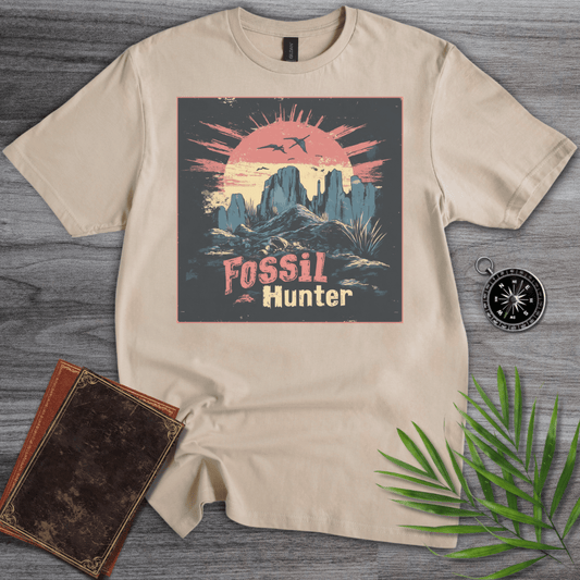 T-Shirt Sand / S Fossil Hunter Paleontology Environment T-Shirt