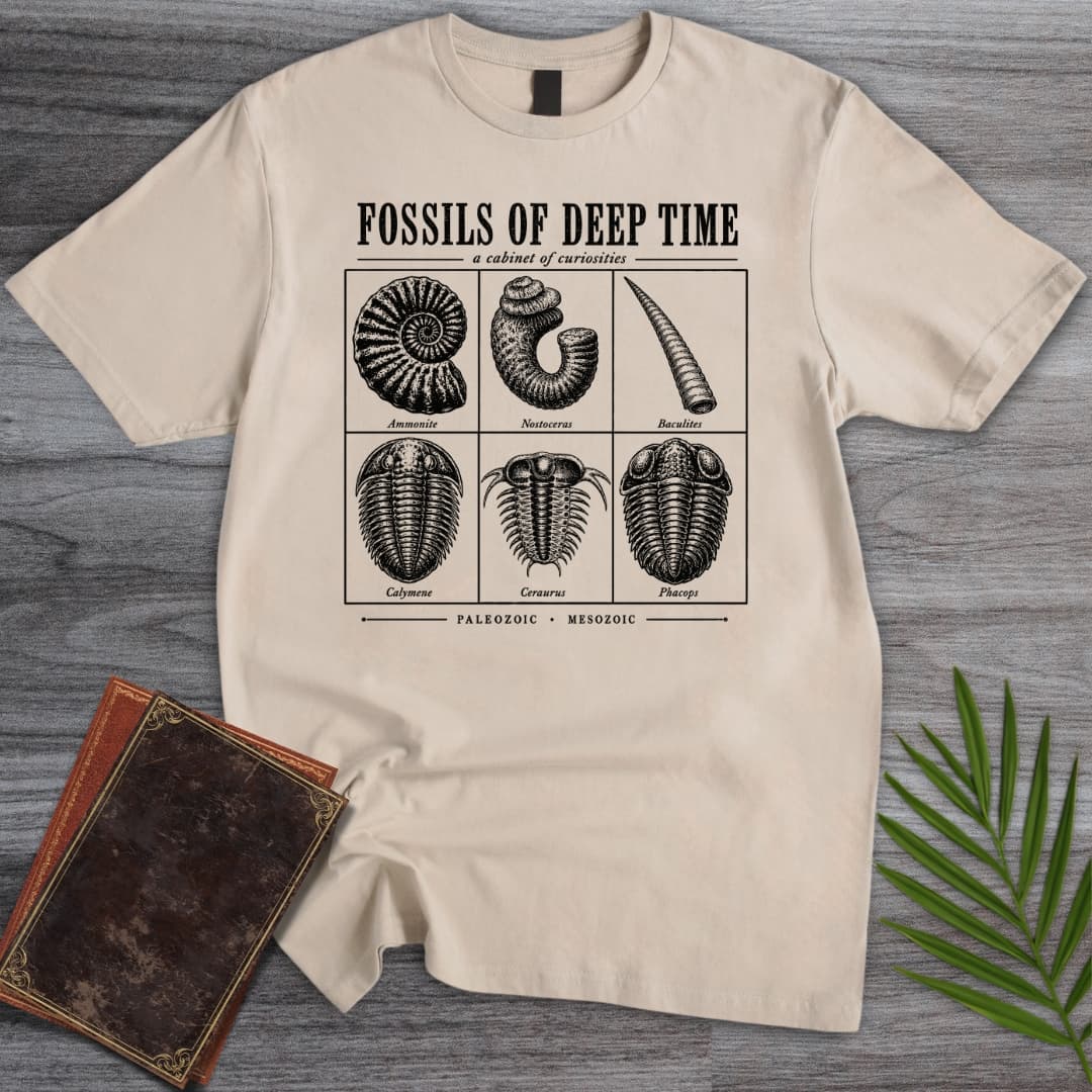 T-Shirt Sand / S Fossils of Deep Time T-Shirt