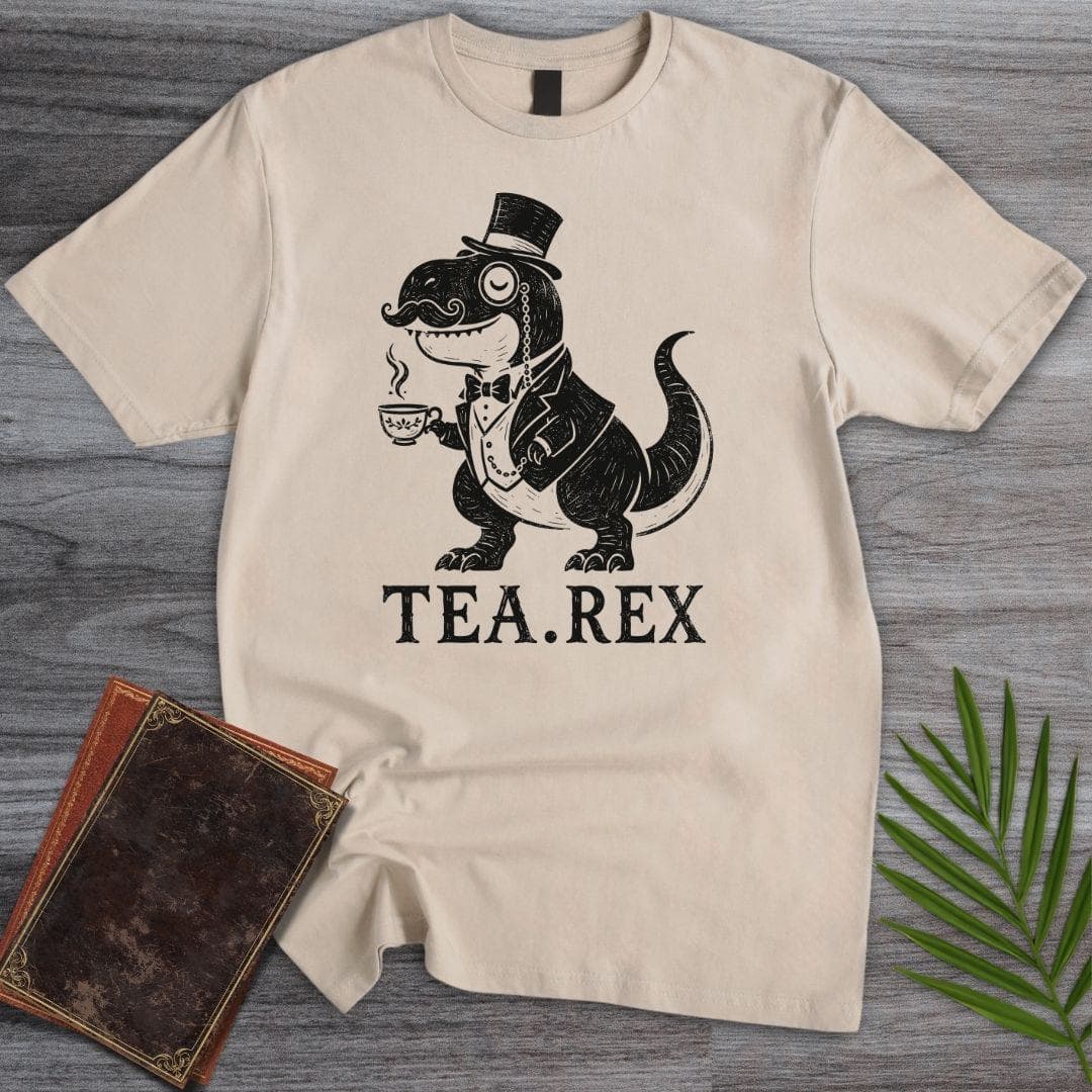 T-Shirt Sand / S Gentleman Tea-Rex T-Shirt