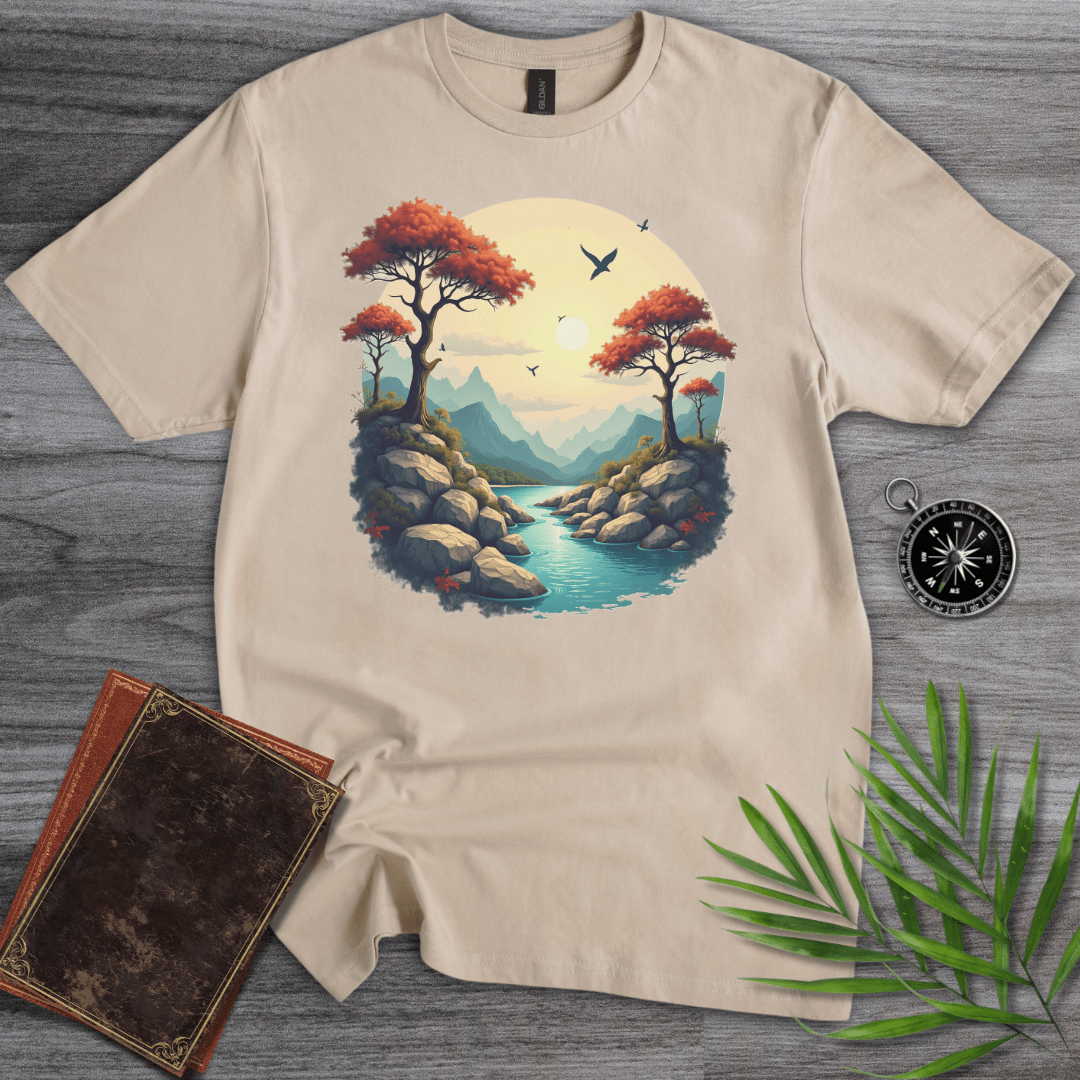 T-Shirt Sand / S Geomorphic Environments: Autumn Landscape T-Shirt