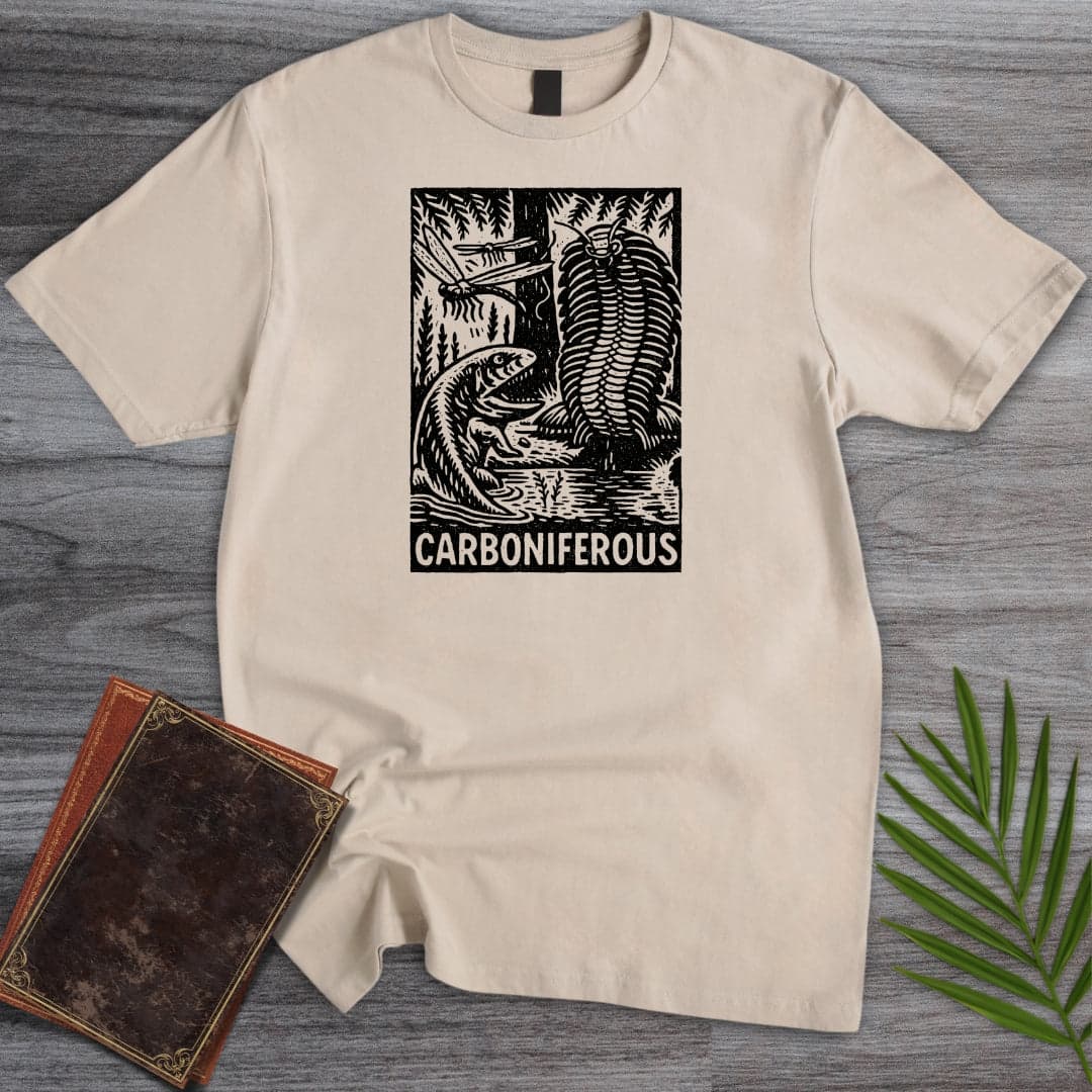 T-Shirt Sand / S Giant Creatures of the Carboniferous T-Shirt
