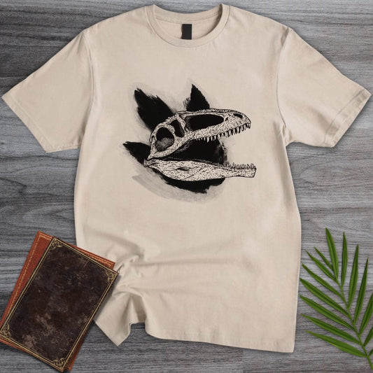 T-Shirt Sand / S Giganotosaurus Giant Step T-Shirt (farkas.art)