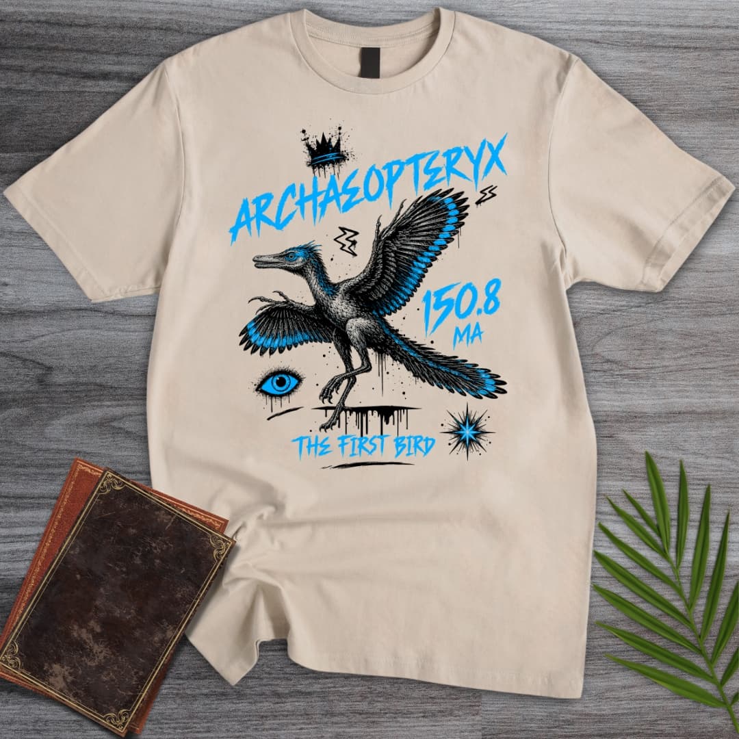 T-Shirt Sand / S Gothic First Bird T-Shirt