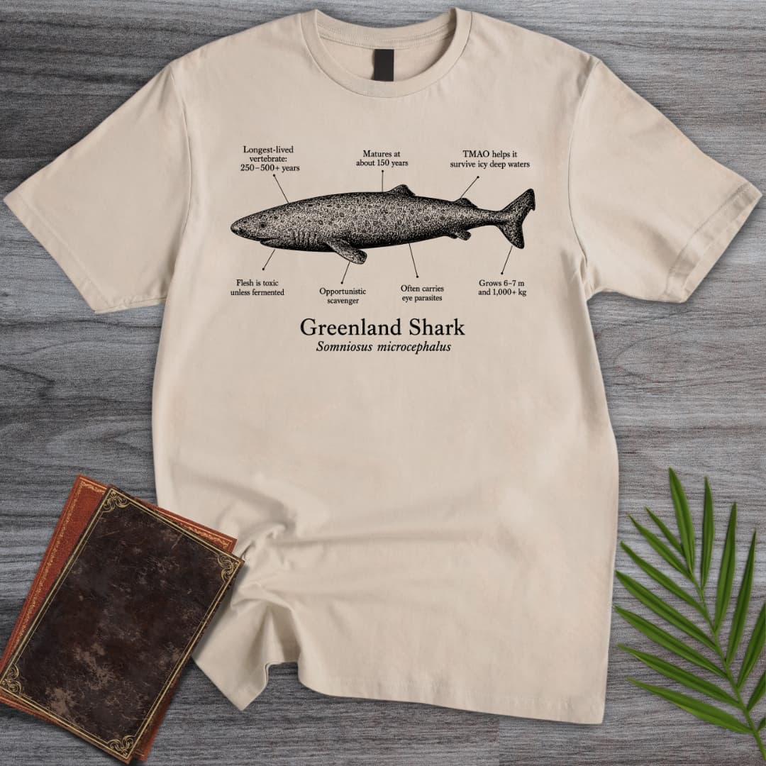 T-Shirt Sand / S Greenland Shark T-Shirt
