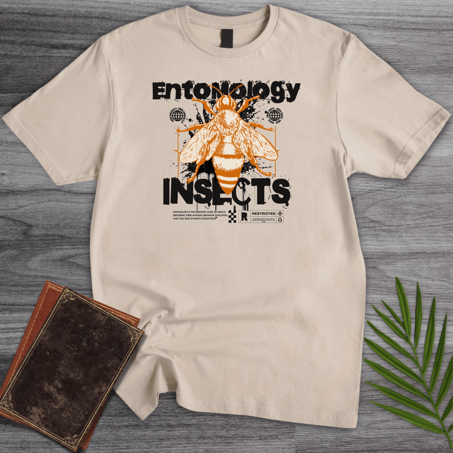 T-Shirt Sand / S Half of You Are Bugs T-Shirt