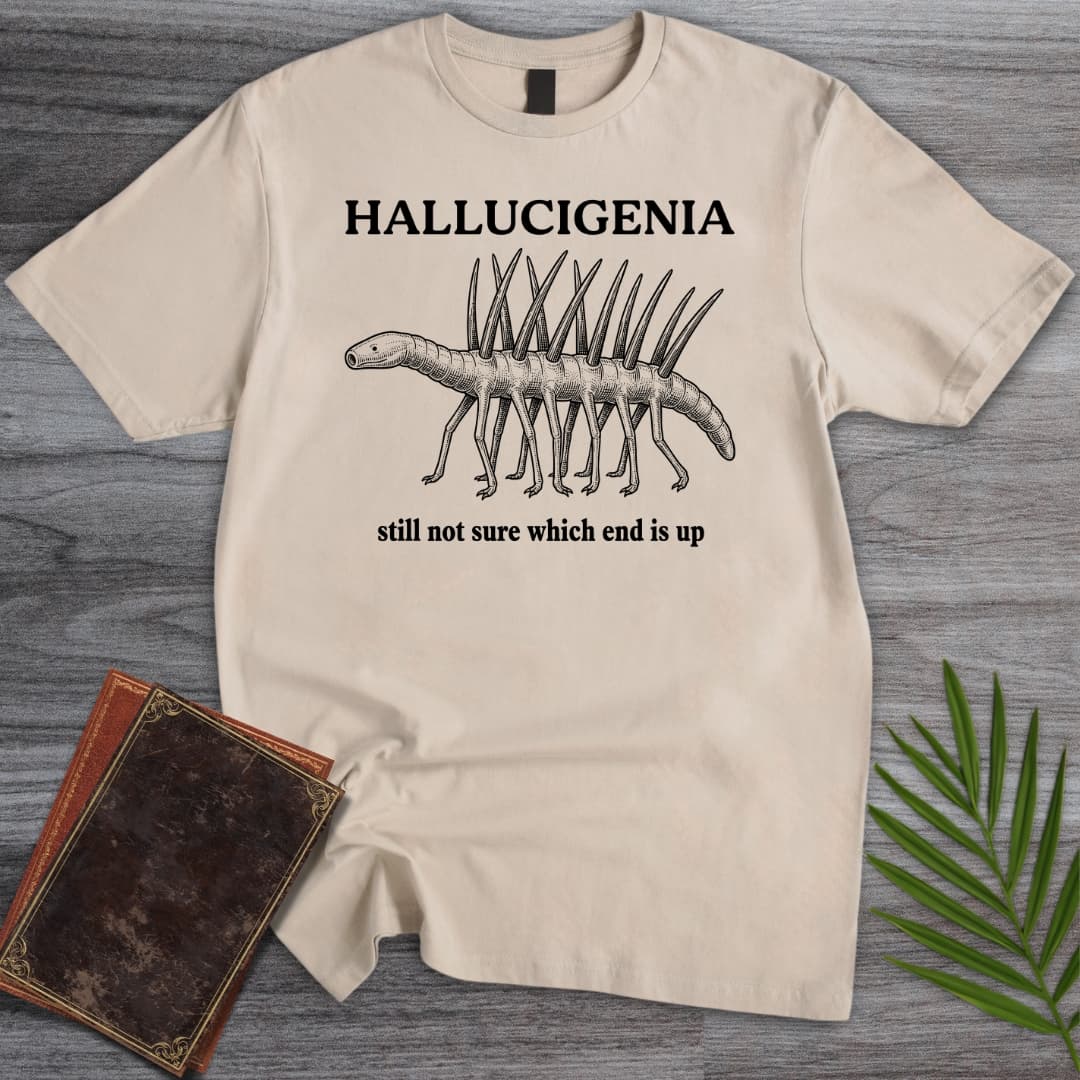 T-Shirt Sand / S Hallucigenia Self-Doubt T-Shirt