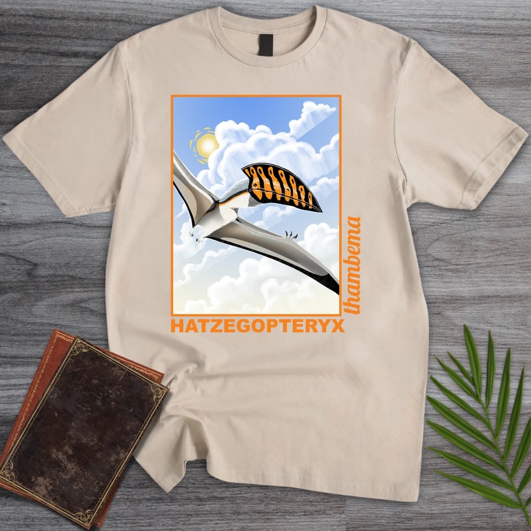 T-Shirt Sand / S Hatzegopteryx - Solar Sovereign Sky T-Shirt
