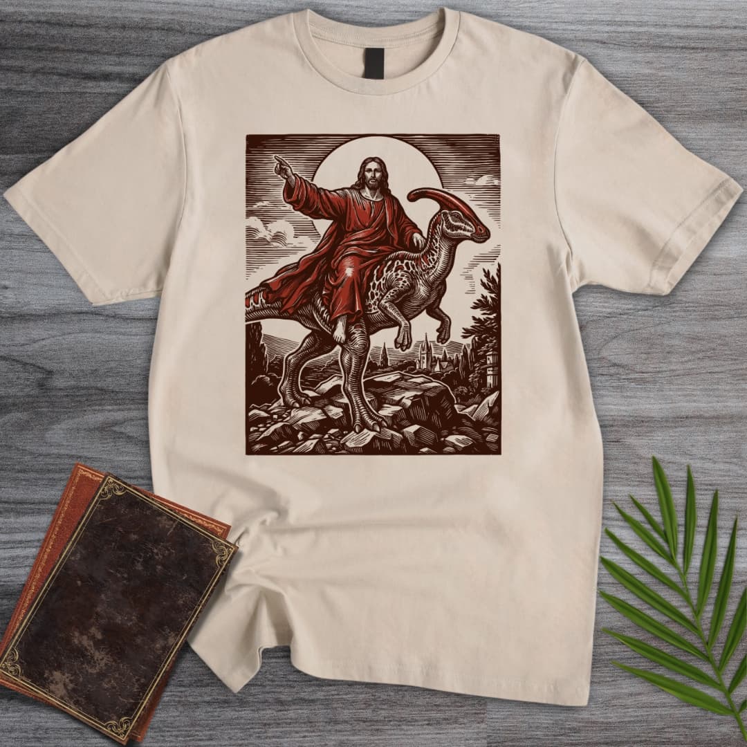 T-Shirt Sand / S He Has Prehistorically Risen T-Shirt