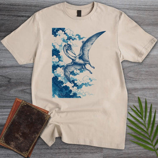 T-Shirt Sand / S Japanese Quetzalcoatlus Cloud T-Shirt