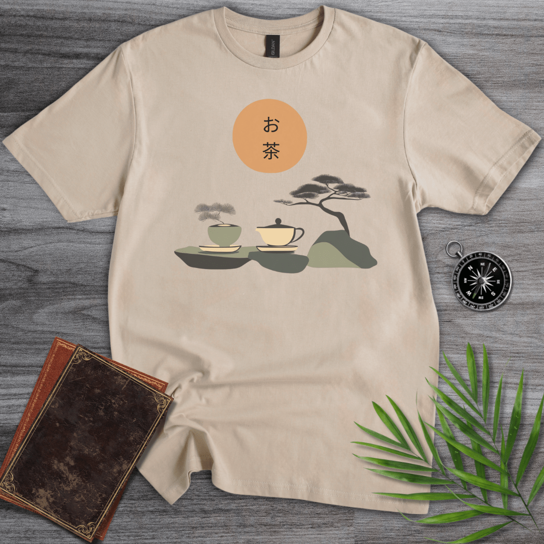 T-Shirt Sand / S Japanese Tea Graphic T-Shirt