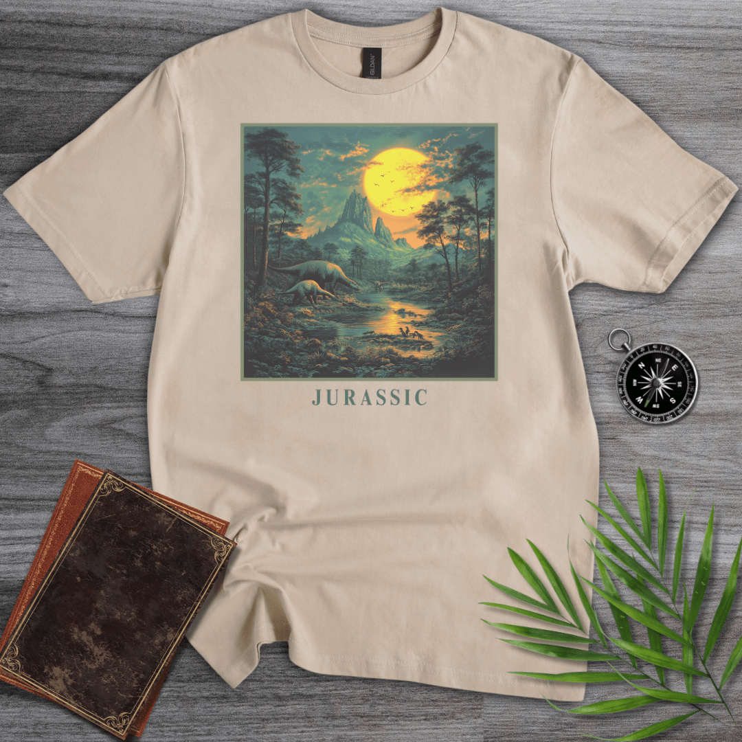 T-Shirt Sand / S Jurassic Environment Graphic T-Shirt