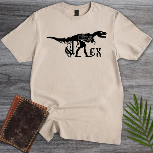 T-Shirt Sand / S King of the Streets T.rex T-Shirt (D'janjo Nukuruzu Fortissmo)