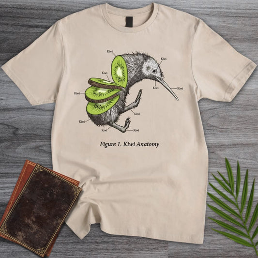 T-Shirt Sand / S Kiwi Anatomy T-Shirt