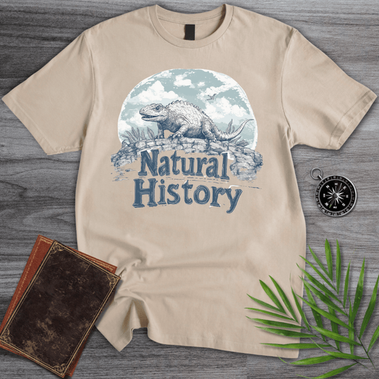 T-Shirt Sand / S Large Reptile Natural History T-Shirt