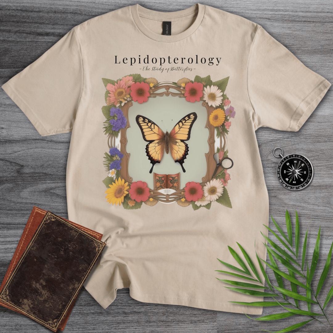 T-Shirt Sand / S Lepidopterology Frame T-Shirt