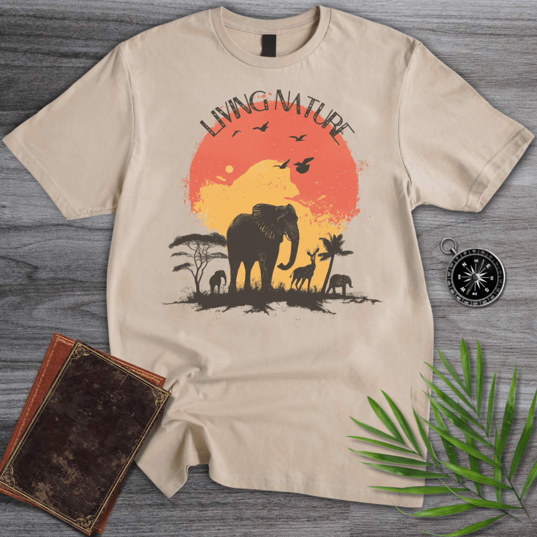 T-Shirt Sand / S Living Nature Mammals Savannah T-Shirt