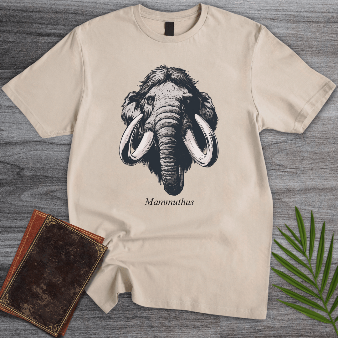 T-Shirt Sand / S Mammuthus: Pleistocene Mammoth T-Shirt