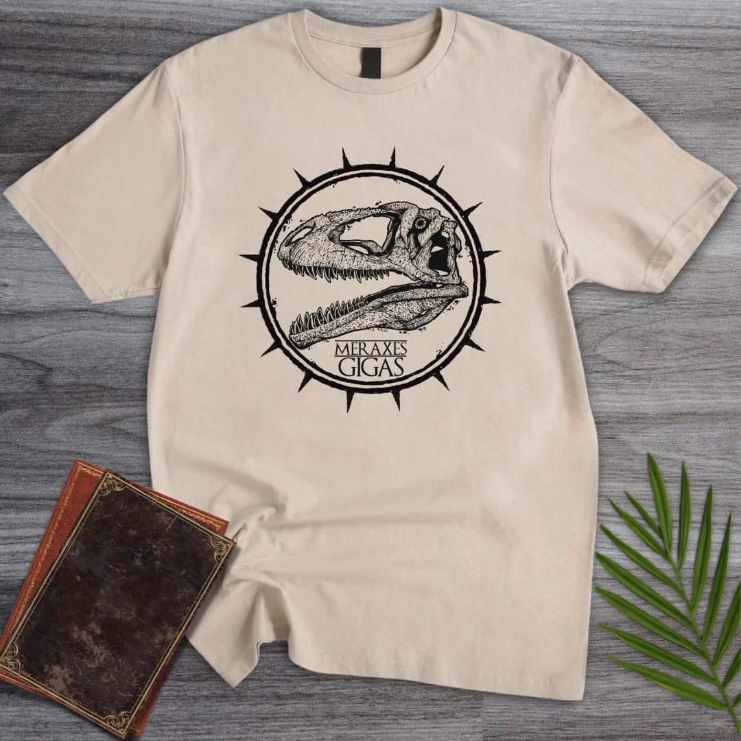 T-Shirt Sand / S Meraxes Gigas Skull T-Shirt (farkas.art)