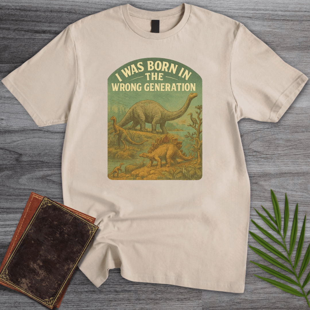 T-Shirt Sand / S Mesozoic: Born in the Wrong Generation T-Shirt