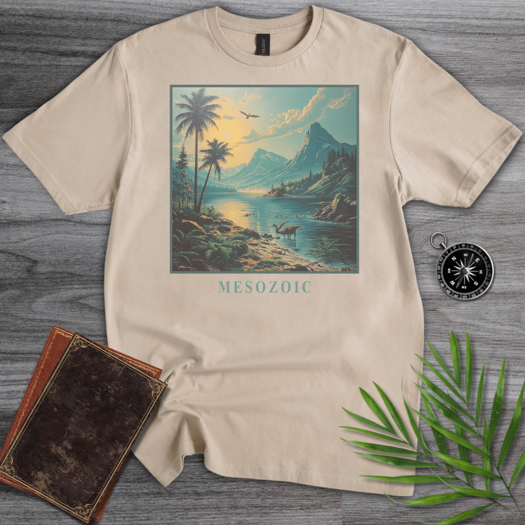 T-Shirt Sand / S Mesozoic Environment Graphic T-Shirt