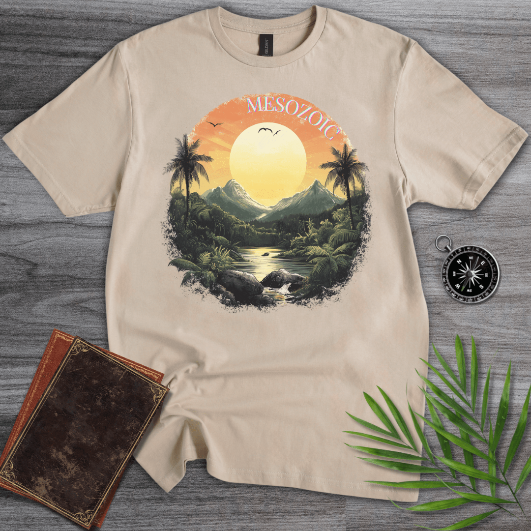 T-Shirt Sand / S Mesozoic: Landscape at Dawn T-Shirt